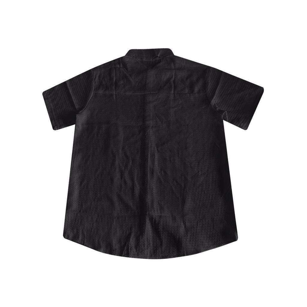 Men's Button-down Beach Shirt Short Sleeve Color Lapel Vintage Casual Comfort Top