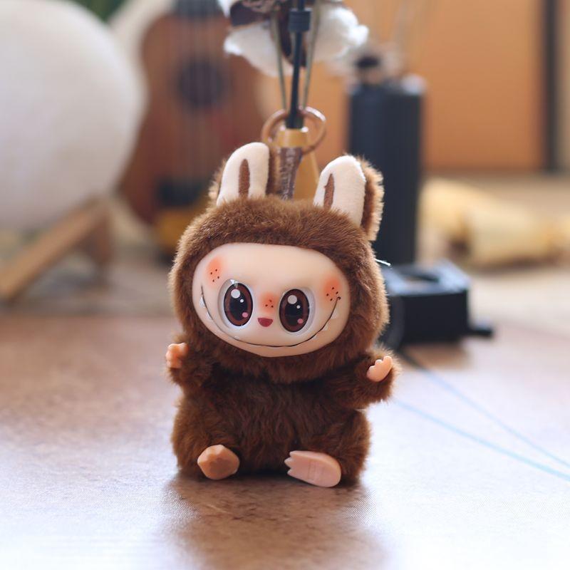 Plush Keychain Super Soft Pp Cotton With Rotating Head For Kids Gift