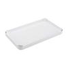 Yamazaki Jitsugyo Tabletop Drainer Tray with Lid Square Shape [Lid Only] White Approx. W42XD25XH3.8cm Tower 2528