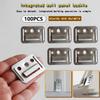 100 Piezas Clips para Paneles de Pared WPC Clip Metálico Para Revestimiento Ranurado de Pared y Techo WPC Clip Solamente Interior y Exterior Varios Tamaños