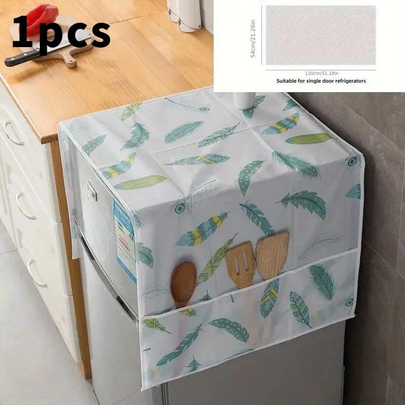 

1/2 piece refrigerator and washing machine dust cover storage hanging bag single door double door dust cover cloth storage bag