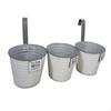 Hanging Flower Pots,Hanging Bucket Planter Arrangement Metal Basket,Hanging Planters