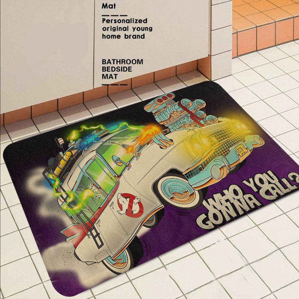 Ghostbusters Hallway Carpet INS Style Soft Bedroom Floor House Laundry Room Mat Anti-skid Bedside Area Rugs
