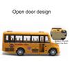 1/60 Minibus-Modell aus Legierung mit Rückzugfunktion, hochsimuliertes Touristenbus-Spielzeug, Geschenkset