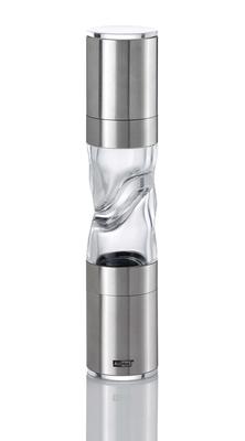 AdHoc Pepper Mill Stainless Steel with Ceramic 120430 [Salt & Large] Cutter®