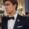 Men Collar Pin Vintage Embossed Pattern Lapel Pin Zinc Alloy Suit Coat Metal Button for Formal Corsage Decoration