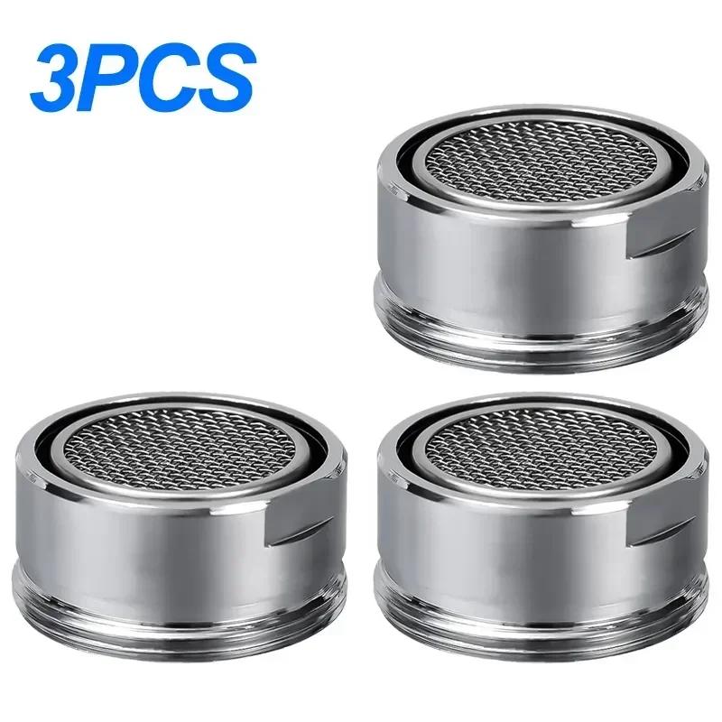 24Mm Thread Faucet Aerators Saving Faucet Tap Replaceable Brass Filter Mixed Nozzle For Kitchen Basin Tap Bathroom Bubbler Parts
