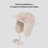 Unisex Faux Fur Aviator Hat Thickened Faux Fox Fur Ushanka with Ear Flaps Warm Winter Outdoor Hat