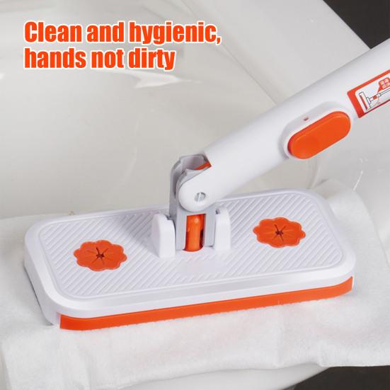 מיקרופייבר מיני עם ראש נעילה החלפת מטלית מהירה קומפקטי גמיש כלי ניקוי רב-משטחי רטוב יבש