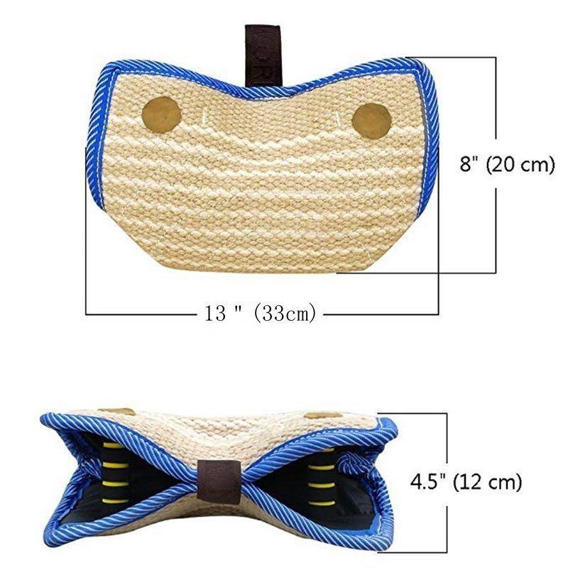 German Shepherd Malinois Training Bite Pillow Tear Resistant Hemp Biting Pillow Attack Training Dog Target Toy