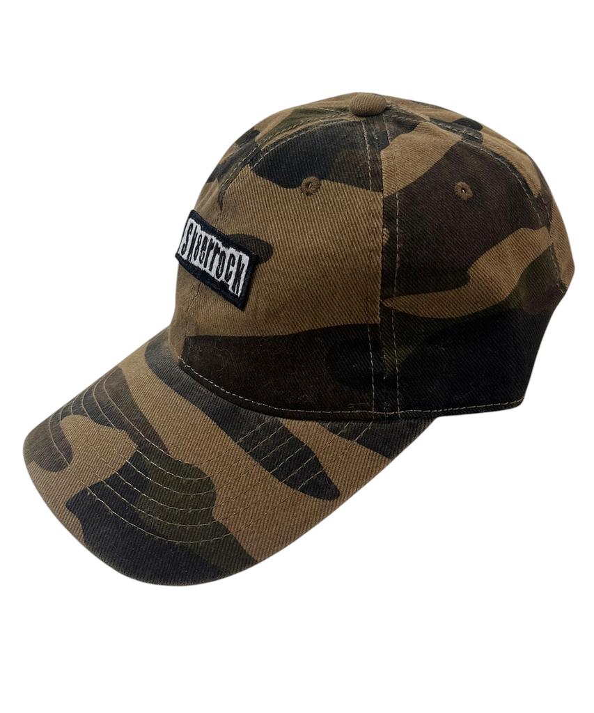 SK8ER ROCK Sk8 Camouflage Ball Cap ((Brown))