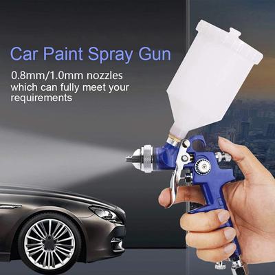 Paint Spray Gun H-2000 Airbrush Professional Mini 0.8/1.0mm Nozzle Spray Gun For Cars Pneumatic Tool DIY Spraying