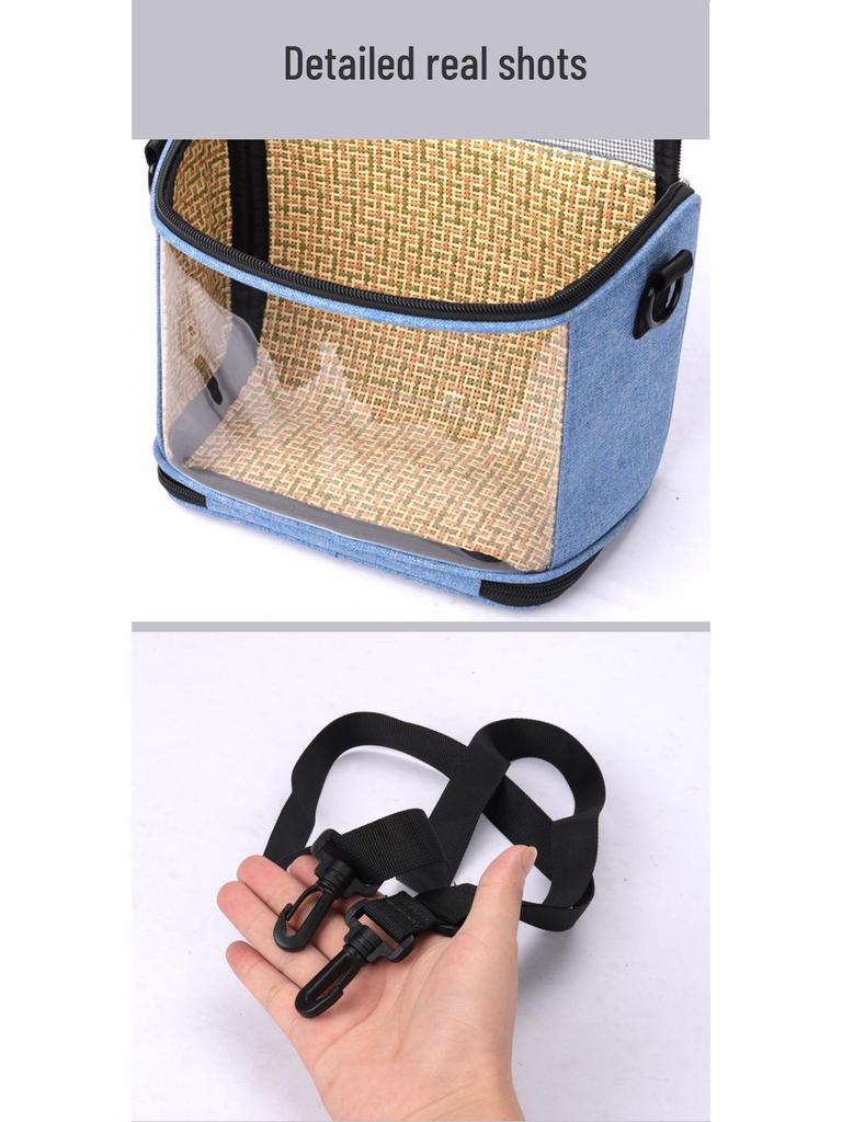 Transparent Portable Parrot Bird Cage Handbag - Pet Supplies Crossbody Bag
