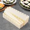 3Pcs/Set Sushi Maker Equipment Kit Plastic Kimbap Sushi Rolls Mold Round Square Heart-Shaped Sushi Making Tools Cake Roll Mold