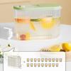 4L Large-capacity Cold Water Bucket With Faucet For Fridge Juice Beverage Drink Dispenser Jug Home Party Iced Tea Lemonade Cold