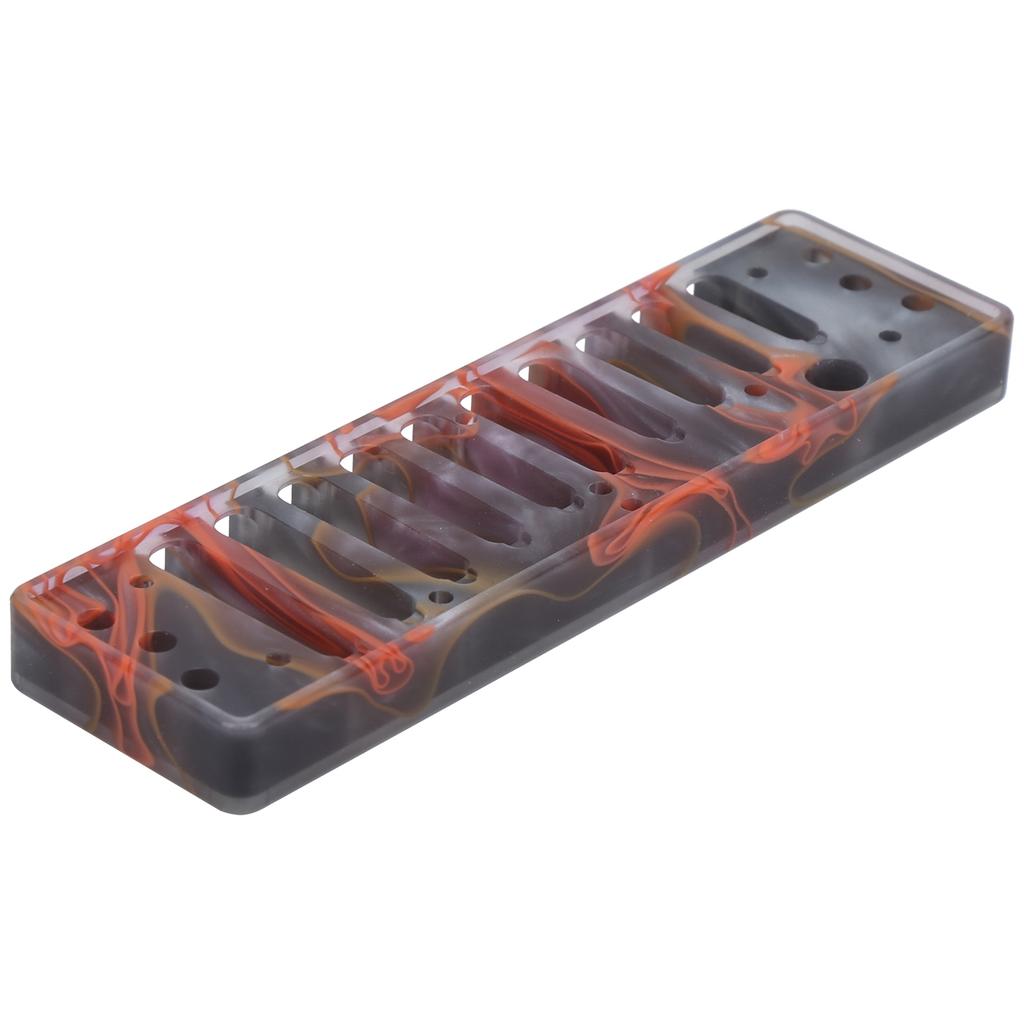 Harmonica Comb 10 Holes Acrylic Instrument Musical Accessory Part for HOHNER SP20Amber