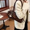 Urban underarm bag women's new high-end bowling bag commuter shoulder bag baguette bag