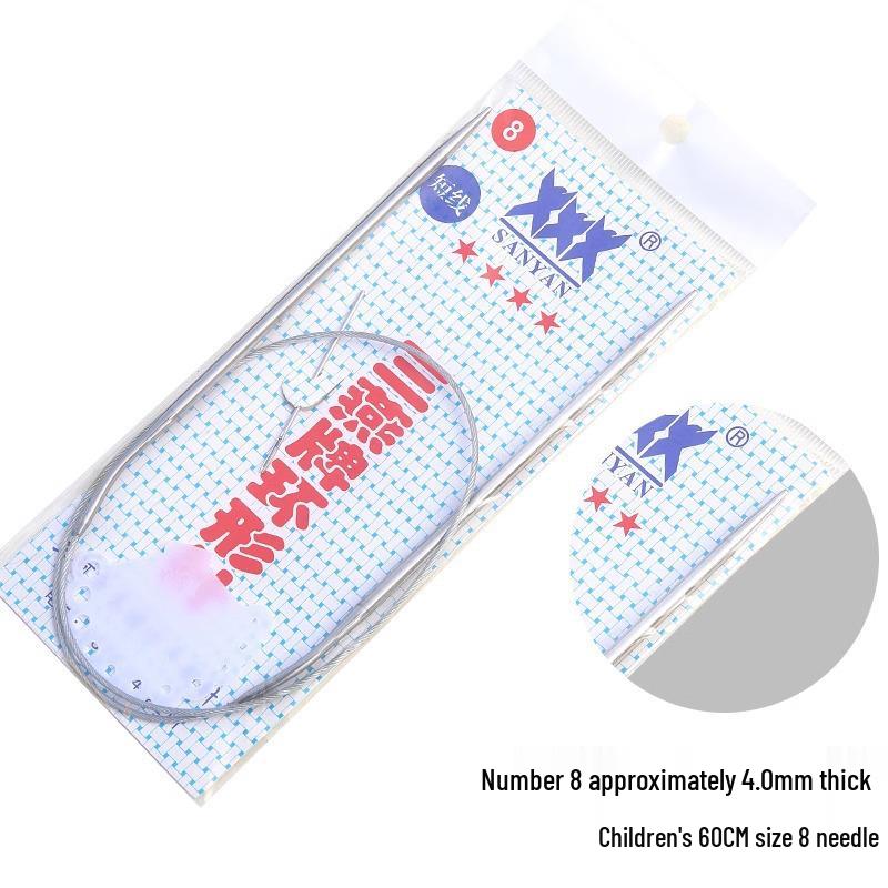 Sanyan Stainless Steel Circular Knitting and Crochet Needles Set