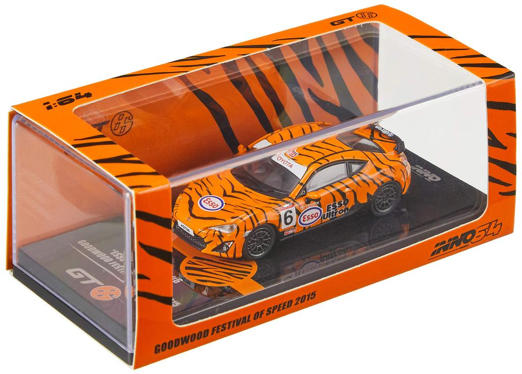 Inno Models Toyota GT86 GOODWOOD FESTIVAL OF SPEED ESSO ULTRON TIGER Finished Product 1/64 2015#6