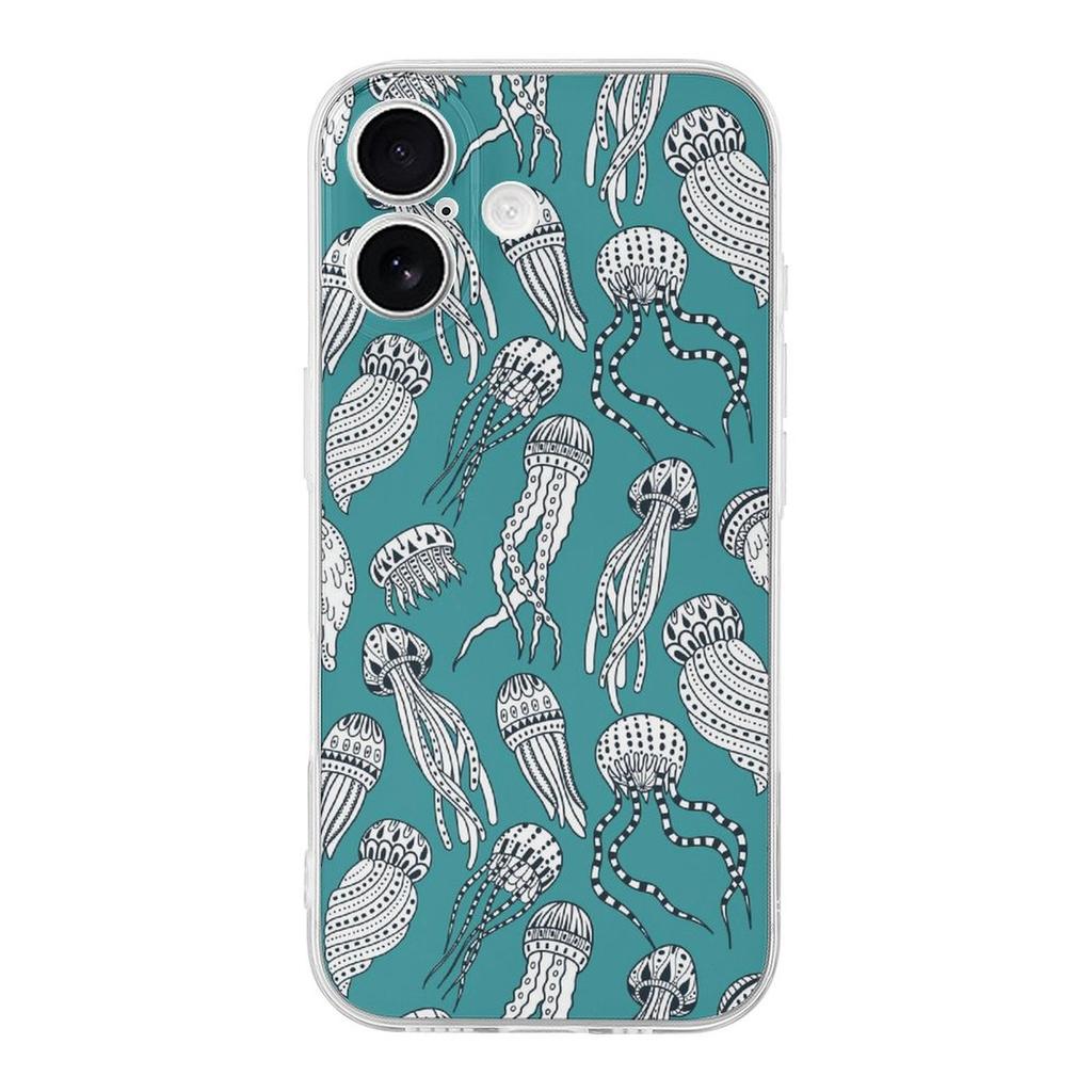 1 Pack For Iphone 17/17Air/17Pro/17ProMax Transparent TPU Case With Cushion Corners, Anti-Fingerprint Coating And Smooth Button Response