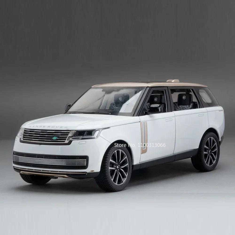 

1:24 Range Rover SV 2025 Tank 500 Легкосплавні Моделі Автомобілів Литі Іграшки зі Світлом Звуком Позашляховики з Інерційним Механізмом Настільна Прикраса