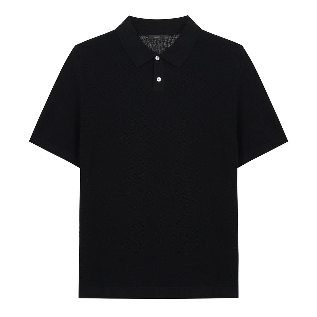 BASSO Modern Airy Summer Short Sleeve Collared Knit (Bsy2Wt09A)