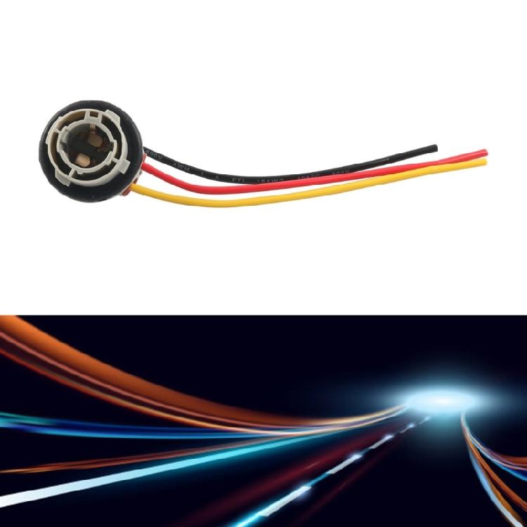 LED Bulb Socket Holder Pre Wired Harness Sockets Tail Light Base Plugs Connector Quick Installation for Automotive Use