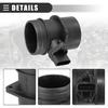Motoforti Air Flow Sensor Meter, MAF Sensor Airflow Replacement, for VW Beetle 2006-2010, Plastic, No.95560612300, Black