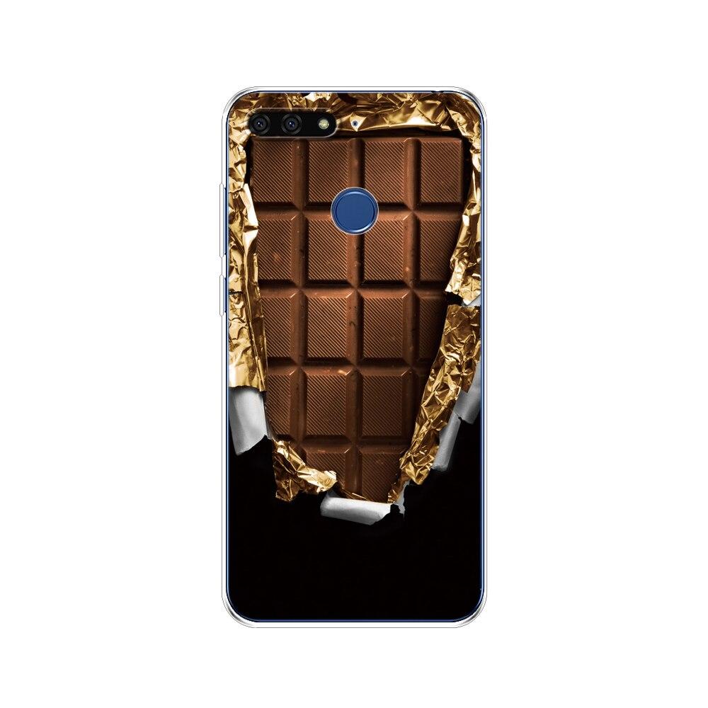 Pro Huawei Honor 7C 5,7 palcový kryt pouzdra Měkký silikonový TPU Roztomilý kryt Zadní ochranné pouzdro na telefon Pro Huawei honor 7c Aum-L41 tašky