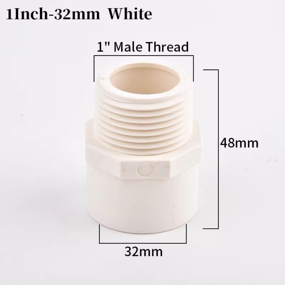 5Pcs Quick Connection Male Thread Connector Straight Pipe Connector  Water Supply Pipes