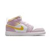 Air Jordan 1 Mid SE PS Arctic Pink Kinder-Sneaker Hell-Arktis-Pink Universitätsgold Weiß DC9519-600