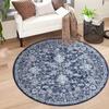 Ethnic Style Round Floor Mat Mandala Living Room Coffee Table Blanket Home Bedroom Bedside Blanket Hotel Guesthouse Carpet