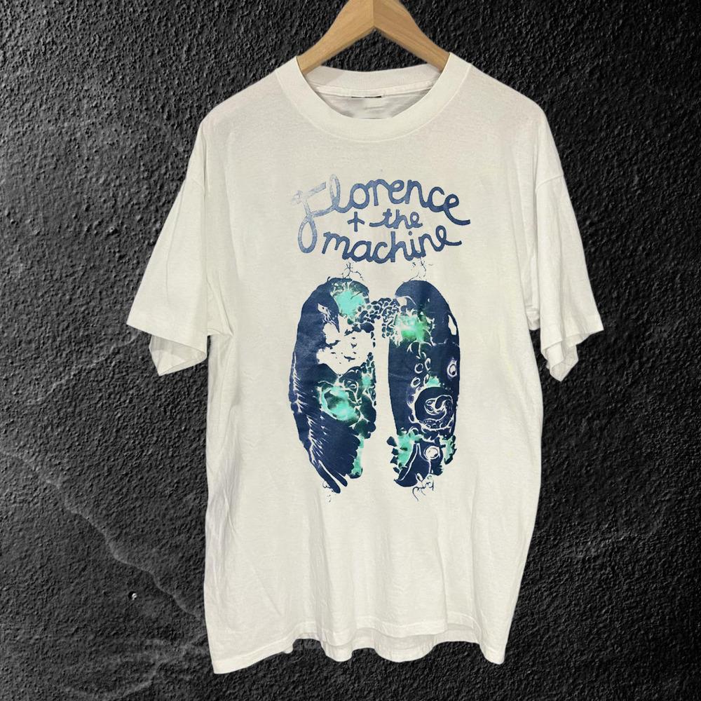 New Florence and The Machine Lungs 2009 Band Tour T-shirt Unisex T-Shirt L