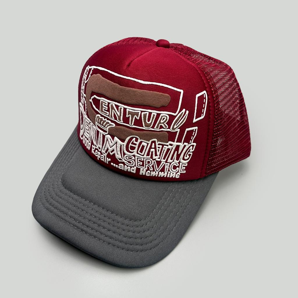 Amerikanischer Stil 3D-gedruckte Buchstaben Baseballkappen Neu Unisex Sonnenschutz Persönlich Atmungsaktiv Farbblock Vielseitig Netz Trucker Caps