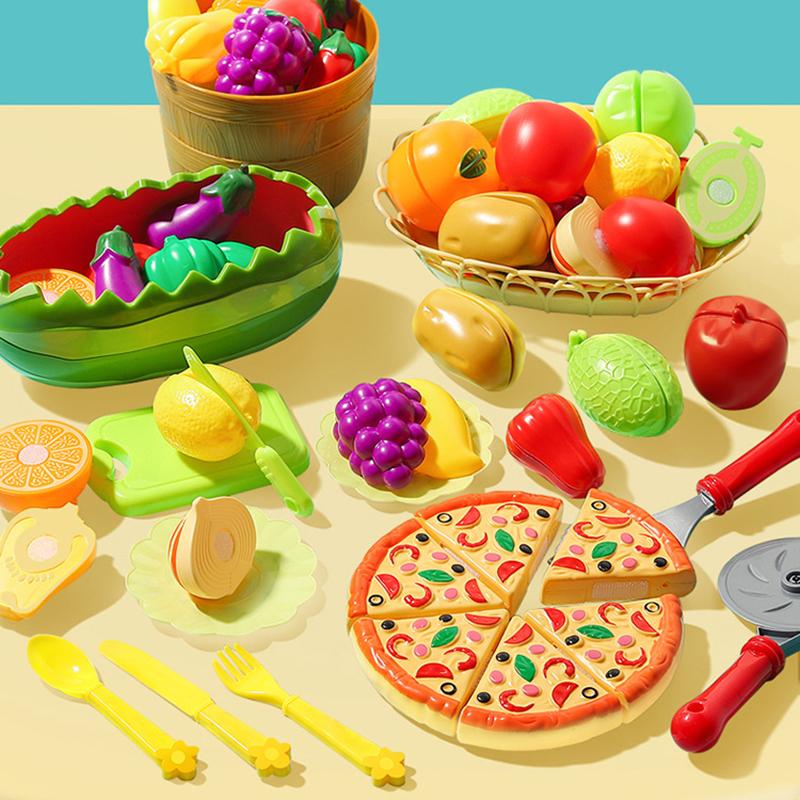 Pizza Kinder Schneidespielzeug Simulation Kunststoff Pizza Dinette Kinderspielzeug Küche Rollenspiel Essen Kochen Küchenspielzeug Für Mädchen Kinder