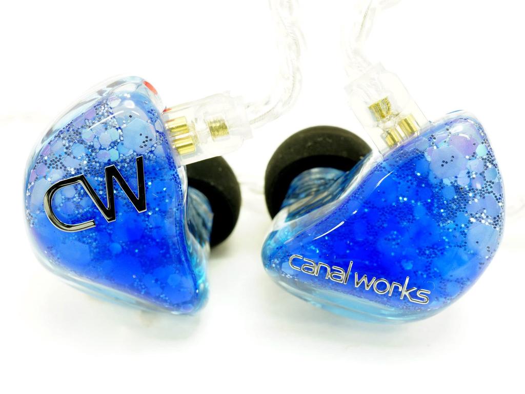 Canal Works Universal In-Ear Monitor CW-U02a Limited Edition Blue Snow Full RangeSingle Driver Universal In-Ear Monitor CW-U02a