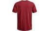 Men's Under Armour T-Shirts Men's Red Crew Neck Moderate Straight Fit