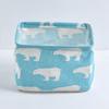 Cotton Linen Foldable Storage Basket With Waterresistant Fabric For Home Office And Closet Organization