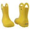Crocs Comfort Anti-Slip Anti-Kick Abrasion Resistant Mid-Leg Rain Boots Yellow Children's Model