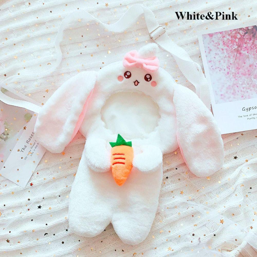 Radish Rabbit Doll Clothes Cartoon Style Plush Bags  20cm Cotton Doll/Cotton Stuffed Dolls