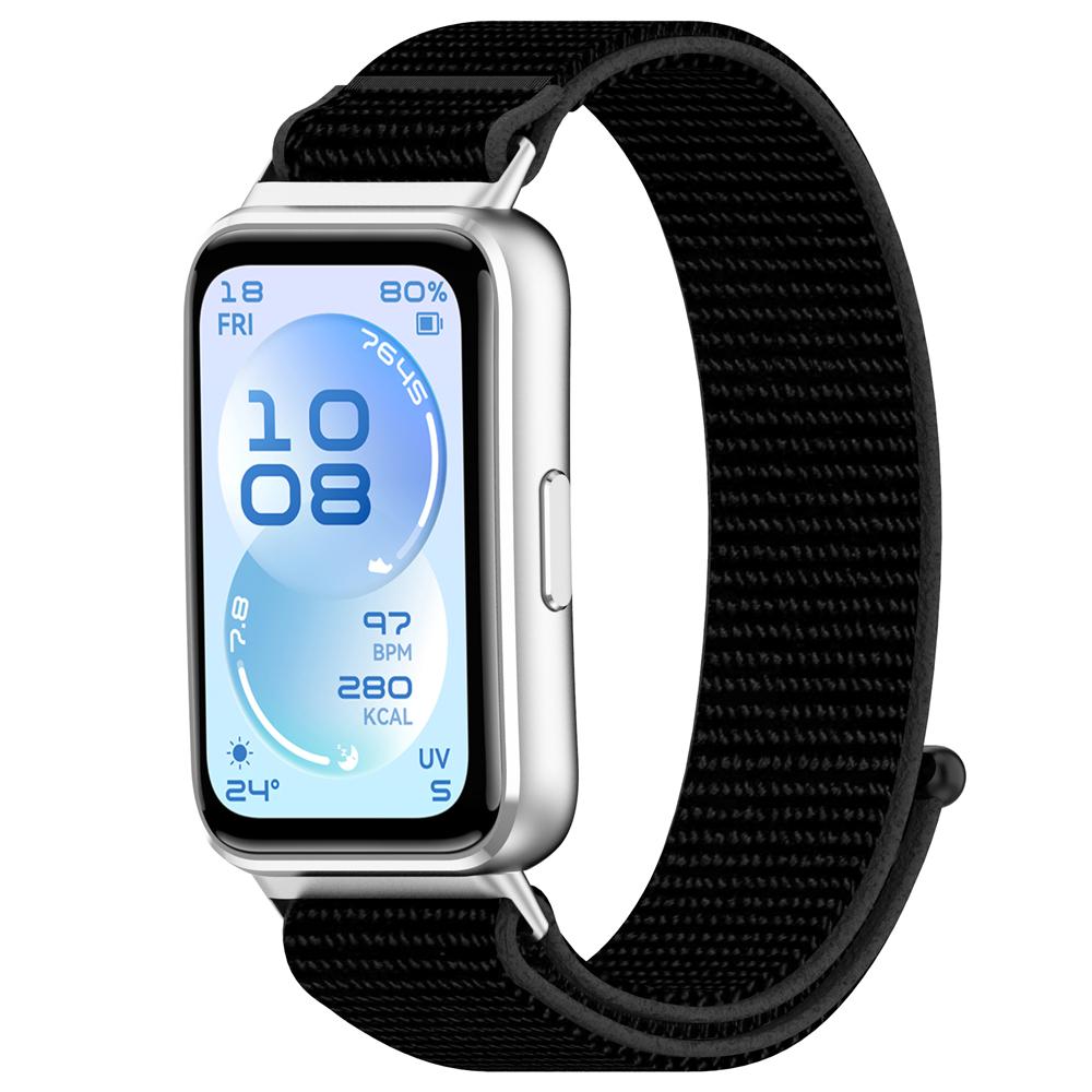 

Full Protective Case For Huawei Band 11/11Pro/NFC Sport Nylon Loop Strap For Huawei Band 11/11Pro/NFC Velcro Watchband Accessories чорний
