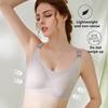 Pregnant Women Seamless Ice Silk Large Size Nursing Bra Breastfeeding Adjustment Push-up No-wire Underwear