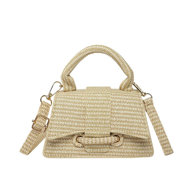 French niche texture portable small bag women's 2025 spring fashion hourglass small square bag versatile trendy messenger bag