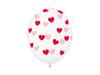 Balony 30Cm, Serduszka, Crystal Clear (1 Op. / 50 Szt.)