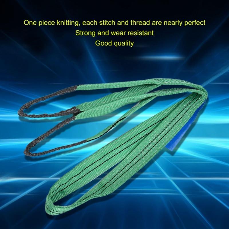 Lifting Slings Straps Heavy Duty 2T Load Capacity High Strength Polyester Colorful Flat Webbing(2meter(6.56ft) )