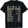 Christian Shirt Bible Emergency Hotline Numbers Cool T-Shirt