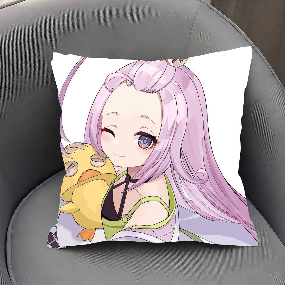 

Aino Anime G-genshin Impact Pillow Case Fashion Square Pillowcase Bedroom Sofa Room Ins Decoration Leisure 30cm x 30cm