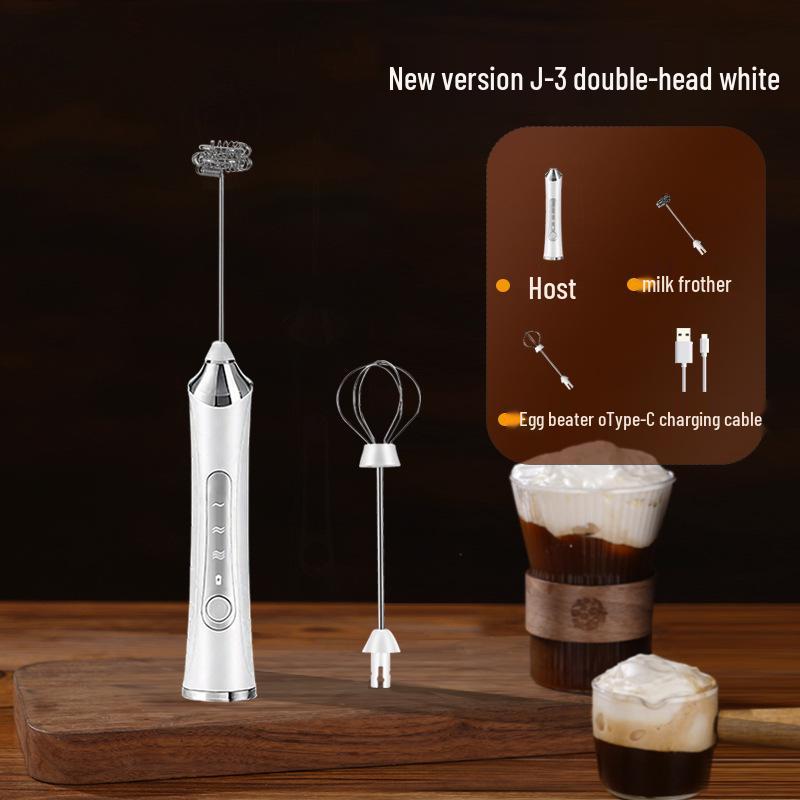 Portable Rechargeable Handheld Electric Milk Frother & Coffee Mixer