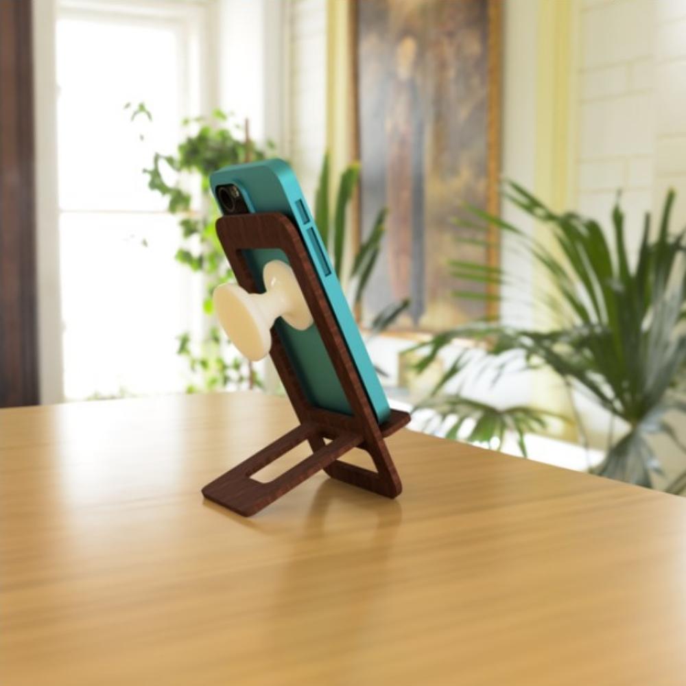 Handmade Portable Phone Pad Stand