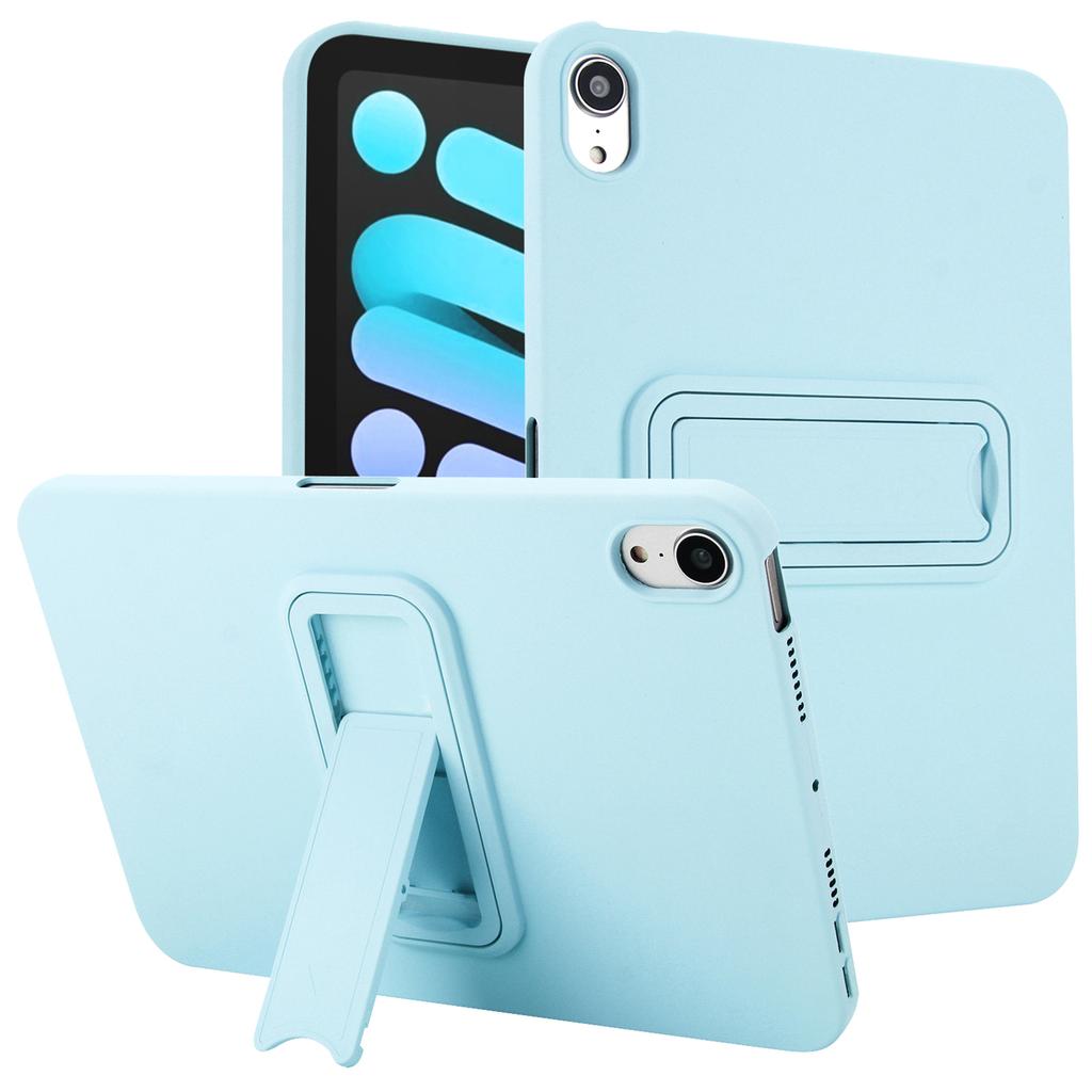 For iPad mini (2024)/(2021) Case TPU+PC Skin-Friendly Kickstand Tablet Cover